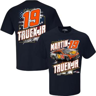 Imagem de Camiseta Chase Elliott #9 NASCAR 2024 NAPA Stars and Stripes Patriotic Classic Navy, Martin Truex Jr. - Baixo, G