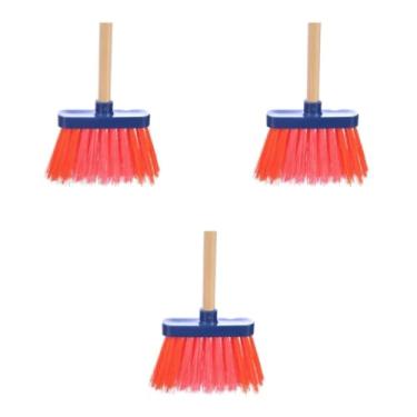 Imagem de Kit 2 Vassourinhas Infantil Colorida – Mini Brinquedo de Limpeza Educativo para Crianças Brincar de Casinha – Brinquedo Doméstico Interativo Seguro e Divertido para Meninos e Meninas