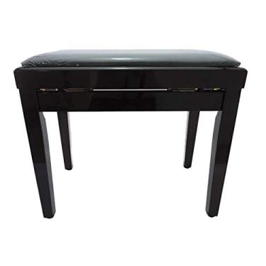 Imagem de Banco Banqueta Saty Bp80 Marrom Piano C/Regulagem De Altura