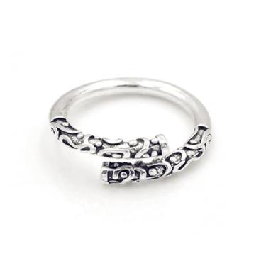 Imagem de Sun Wukong Budista Feitiço de aperto aberto anéis de dedo vintage macaco rei dourado cudgel bastão mágico gravado nuvem amuleto anel urdidura aberta para mulheres homens aniversário festa de Natal