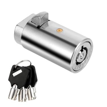 Imagem de O conjunto de trava tubular para máquina de venda automática serve para a maioria das fechaduras de alça T, trava de máquina de doces de lanche de coca, trava de máquina de refrigerante de liga de