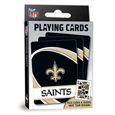 Imagem de MasterPieces Baralho NFL New Orleans Saints, 6,35 cm x 8,88 cm