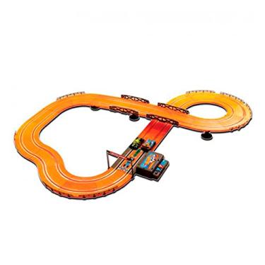 Imagem de Pista Hot Wheels Track Set Multikids Laranja 380 cm