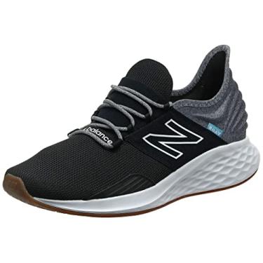 Imagem de New Balance Fresh Foam Roav V1 Tênis masculino, Black/Light Aluminum, 9.5
