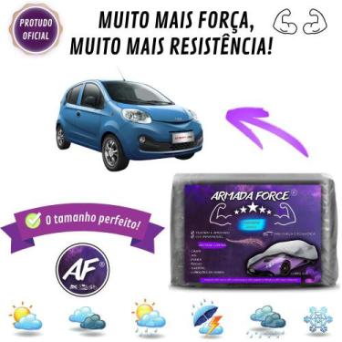 Imagem de Capa De Cobrir Carro Chery QQ Forrada Impermeável Armada Force - Armad