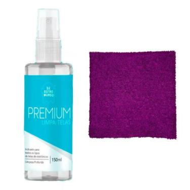 Imagem de Kit Limpa Telas de Outro Mundo 150ml com Pano Roxo 