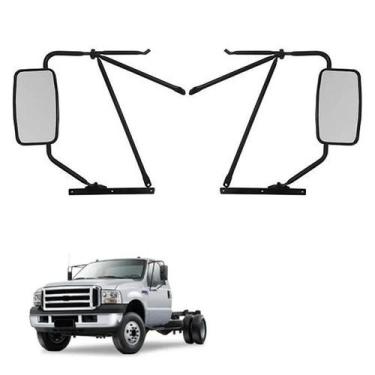 Imagem de Conjunto Espelho Ford F4000 2009 2010 2011 Plano Par LD LE - Bepo