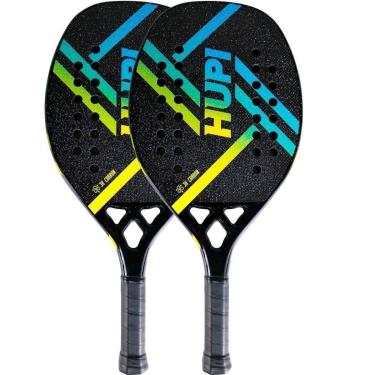 Imagem de Kit 02 Raquetes Beach Tennis HUPI Doha Carbon 3K-Unissex