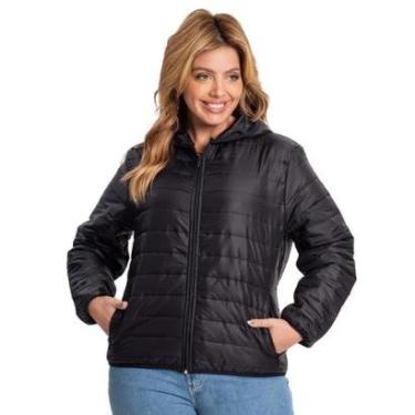 Imagem de Jaqueta Puffer Fem Plus Size Rovitex com Capuz-Feminino