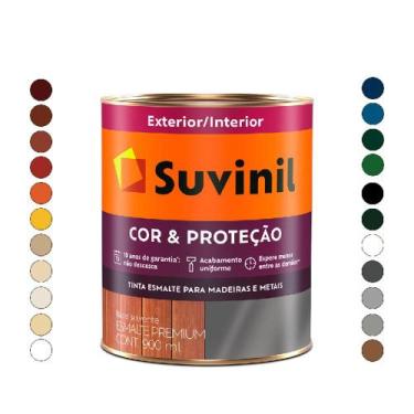 Imagem de Tinta esmalte premium cor e proteção branco 900ml - 000075