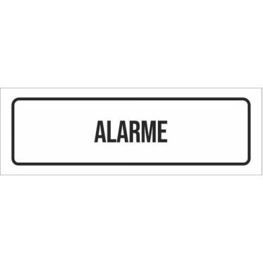Imagem de Placa De Sinalização Setor - Alarme-23X9 - Sinalizo