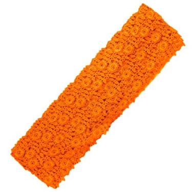 Imagem de Renda Guipír - Rolo Com 13.7 Metros - Chl-617 - Laranja - Nº: 523 - Ny