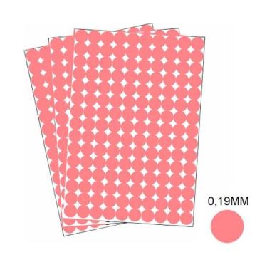 Imagem de Etiqueta Selo Bolinha Colorida 13mm e 19mm Cartela Pequena - COLACRIL,