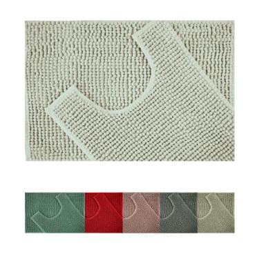 Imagem de Tapete Banheiro 2 peças Antiderrapante Lava na máquina Bolinha Várias 