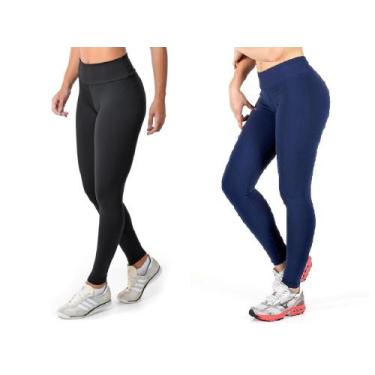 Imagem de Kit 4 Calça Legins Suplex Basica - Jinkingstore , Sortidas, G