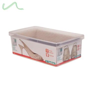 Imagem de Caixa De Sapato Transparente Para Organizar - Média - Ordene