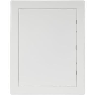 Imagem de Repa Market Painel de acesso de 15 x 20 cm para drywall/tampa de aço revestido com pó branco/painel de porta/placas de cobertura com trava – porta de acesso HVAC para encanamento, uso elétrico