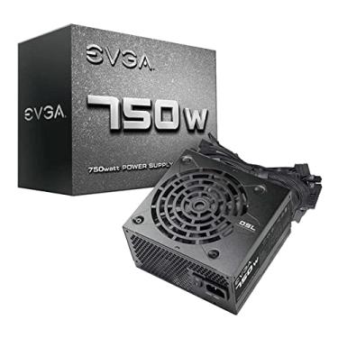 Imagem de EVGA 750 N1, 750W, garantia de 2 anos, fonte de alimentação 100-N1-0750-L1