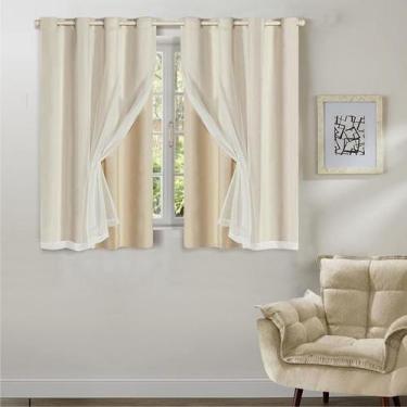 Imagem de Cortina Blackout 2,00 x 1,40 Quarto Menino Corta Luz Voil - Brenda Cas