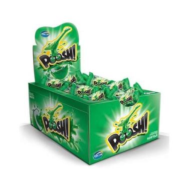 Imagem de Chiclete Com Recheio Docinho Sabor Hortelã Poosh Display - Arcor