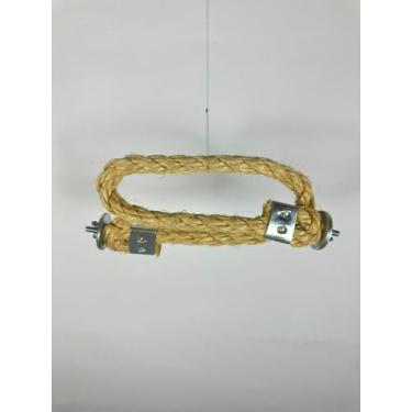 Imagem de Poleiro Sisal Moldável Com Adaptador Universal , Para Pássaros Em Gera