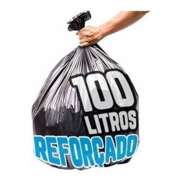 Imagem de Saco De Lixo 100lts Boca Larga Super Reforçado C/5 Kg - HIGIPACK