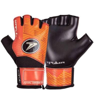 Imagem de Luva de Goleiro Futsal Adulto Super Grip Training Neo Poker 01092, Pre