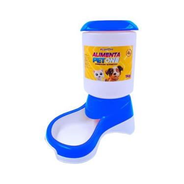 Imagem de Comedouro Automático Alimenta Pet One - Azul - Mypetone