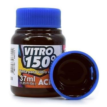 Imagem de Tinta Vitro 150 Acrilex 37ml, 526 - MARROM ESCURO