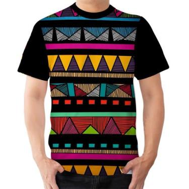 Imagem de Camiseta Camisa Ads  Estampa Africana Malha Africana Colorida 13 - Fab
