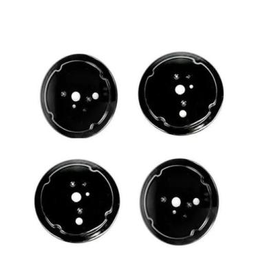 Imagem de Kit Base Trempe / Arremate Fogão Esmaltec Jade Glass 4 Bocas