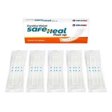 Imagem de CURATIVO VISÍVEL SAFE HEAL POST-OP 10x30 (5x25) 5UN KELOGEL, 10X30CM