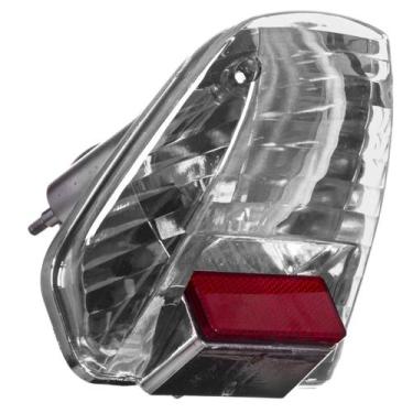 Imagem de Lanterna Traseira Especial Cromo Forte Twister 2001 À 2008, Cristal, Ú