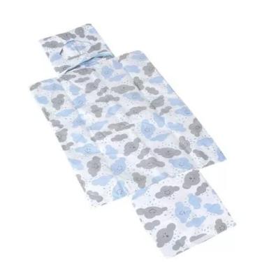 Imagem de Trocador Cômoda Bebe Portátil Fraldas Menino Com 2 Bolsos - 5Z