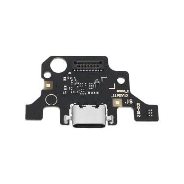 Imagem de YINETTECH 1 base de porta de carregamento USB compatível com Samsung Galaxy Tab A9 Plus X210/X215/X216/X218 21,4 x 35,3 mm placa conector de porta de carregamento USB