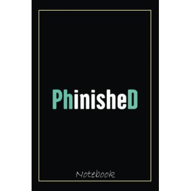 Imagem de Funny Thesis, Doctoral Student, Graduate Degree & PhD Notebook: Graduation Gift Diary For Notes, Congratulations, Graduate Journal, Gold Graduate Gifts, Graduation Journal, 6x9 college ruled notebook