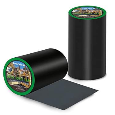 Imagem de Felizshop Fita de vigas para deck 15,24 cm x 1,5 m, à prova d'água, fita butílica para vigas de madeira e vigas de construção, fita intermitente de butilo para cima de vigas, aro, vigas e vigas sob vigas (2 rolos)