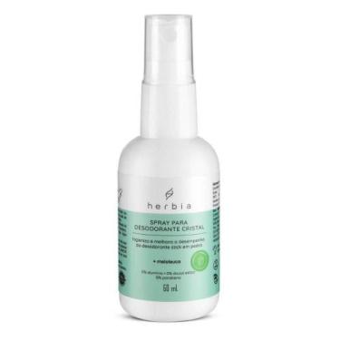 Imagem de Spray para Desodorante cristal Natural e Vegano 60ml Herbia