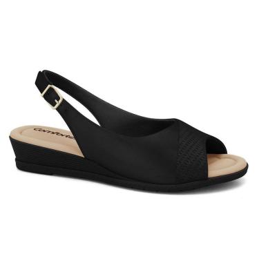 Imagem de Sandália Feminina Comfortflex Ultraconforto  Anabela 2474403