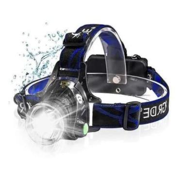 Imagem de Lanterna De Cabeça Super Led Forte Recarregável Profissional - Bmax
