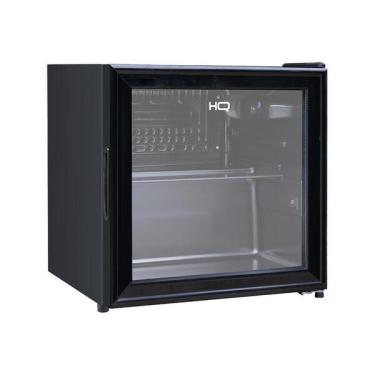 Imagem de Frigobar Expositor Vertical Hq Vidro Duplo 50 Litros Preto Hq