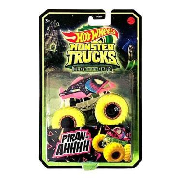 Imagem de Hot Wheels Monster Trucks Glow In The Dark Brilha No Escuro - Mattel, 