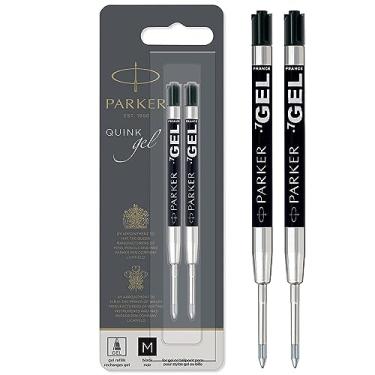 Imagem de Parker Gel Ball Pen Refill Medium Nib, Black, Pack of 2