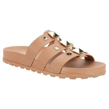 Imagem de Tamanco Moleca Papete Tiras Largas Feminino Nude, 37