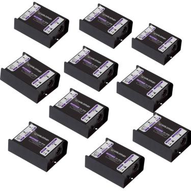 Imagem de Kit 10 Direct Box Passivo Waldman DuoPass DI-2PS Profissional
