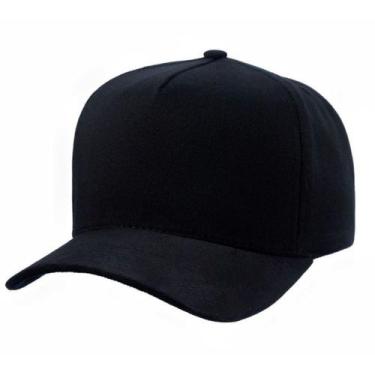 Imagem de Boné Snap Liso Preto e Branco Com Ajuste Relaxado - NoBrand, Preto, ÚN