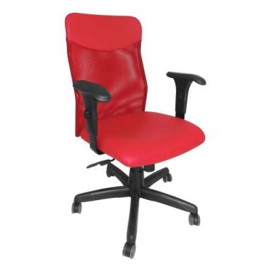 Imagem de Cadeira Maya Diretor Extra Giratória Em Tela Mesh Para Escritorio Recl