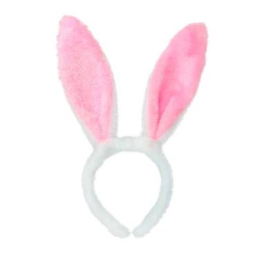 Imagem de Tiara Orelhinha De Coelho Super Fofo Páscoa Pelúcia - Evolution