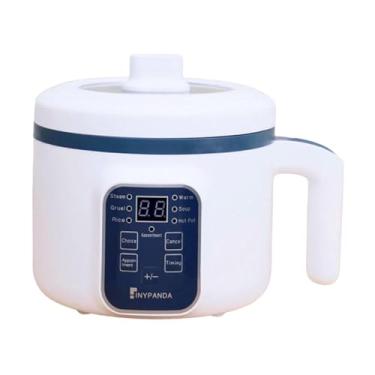 Imagem de Bothyi Mini panela de ramen elétrico Pote quente fácil de usar panela de macarrão antiaderente para bolinho de bolinho de bolinho de aveia para aveia,