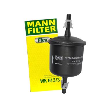 Imagem de Filtro de Combustível Gol G2 G3 G4 Santana Mi Kombi Flex Fox CrossFox Nov. Golf 1.6 16v mann filter WK613/3